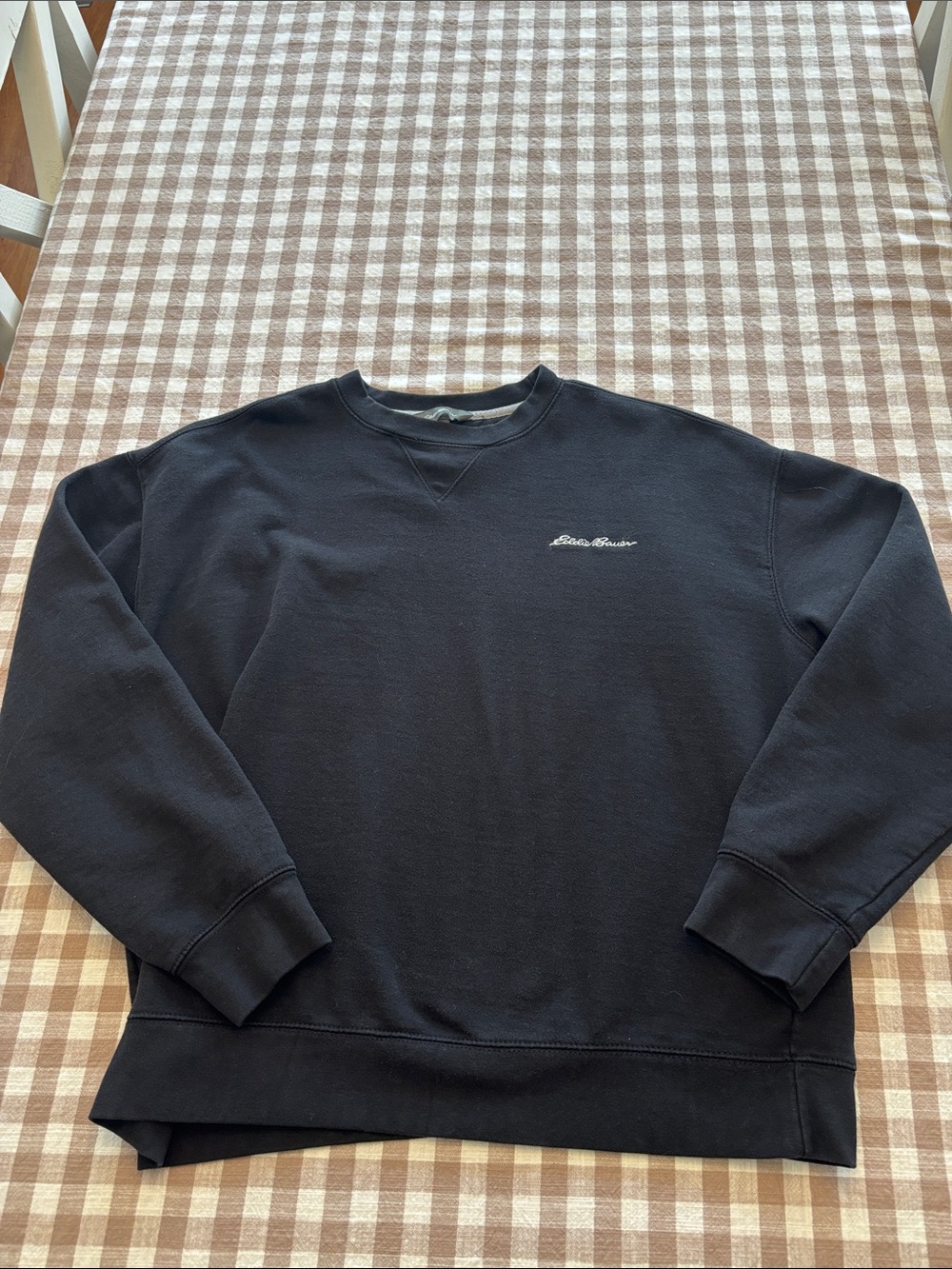 Eddie Bauer Black Crewneck Sweatshirt